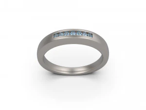 woman band ring 88 3D Print Model