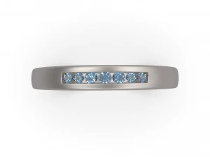 woman band ring 88 3D Print Model