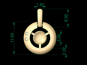 pendant 52 3D Print Model