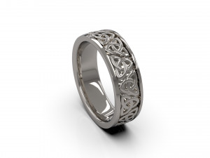 man band ring 19 3D Print Model