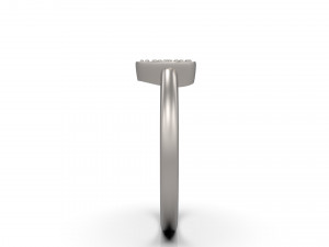 woman heart solitaire ring 91 3D Druckmodell