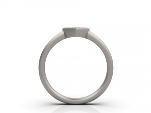 woman heart solitaire ring 91 3D Druckmodell