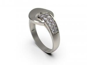 woman wedding ring 93 Model do druku 3D