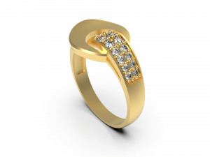 woman wedding ring 93 Modello di stampa 3D