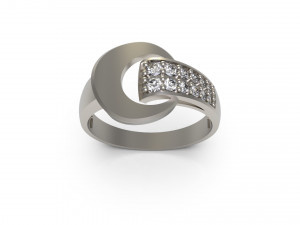 woman wedding ring 93 Modello di stampa 3D