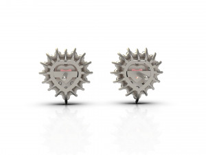 heart earring 33 3D Принт Модель