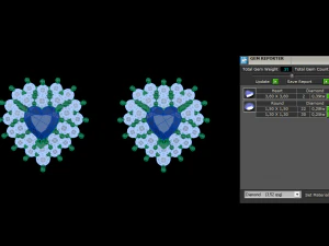 heart earring 33 3D Print Model