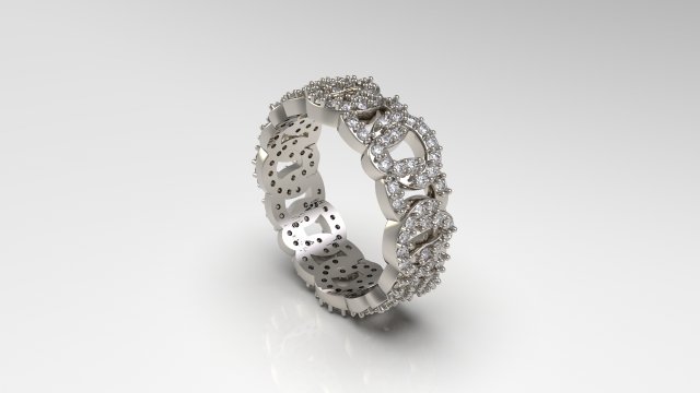 woman band ring 94 3D Принт Модель .c4d .max .obj .3ds .fbx .stl .blend