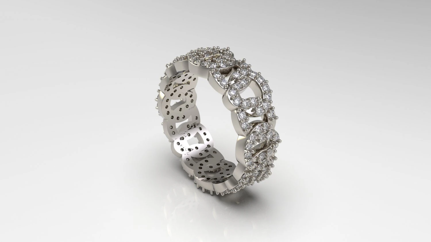 woman band ring 94 3D Print Model .c4d .max .obj .3ds .fbx .stl .blend 
