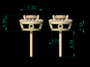 earring 35 Modelo de Impressão 3D