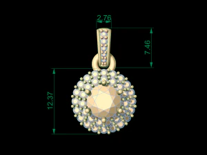 pendant 55 3D Print Model