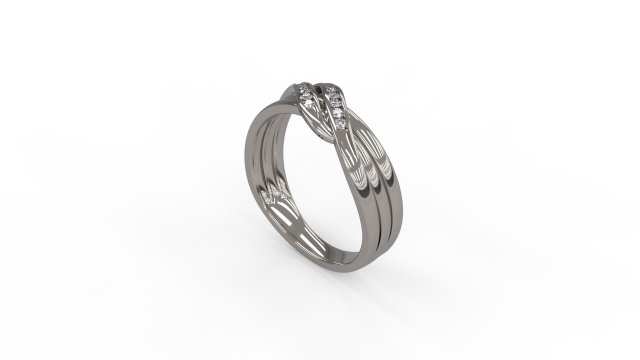 woman band ring 100 Modelo de Impressão 3D .c4d .max .obj .3ds .fbx .stl .blend 