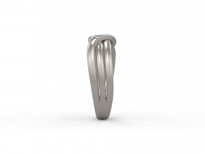 woman band ring 100 Modelo de Impressão 3D
