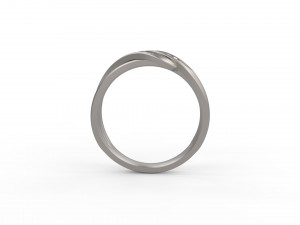 woman band ring 100 Modelo de Impressão 3D