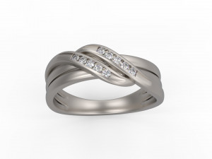 woman band ring 100 Modelo de Impressão 3D