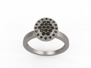 woman solitaire ring 101 3D Принт Модель