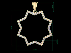 pendant 56 3D Print Model