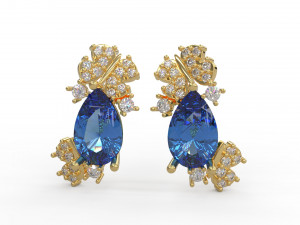 earring 38 Model Cetak 3D