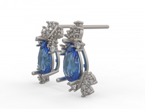 earring 38 Model Cetak 3D