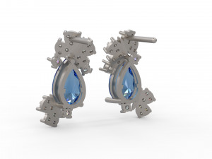 earring 38 Model Cetak 3D