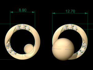 earring 39 Model do druku 3D