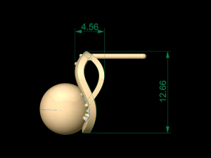 earring 39 3D Print Model