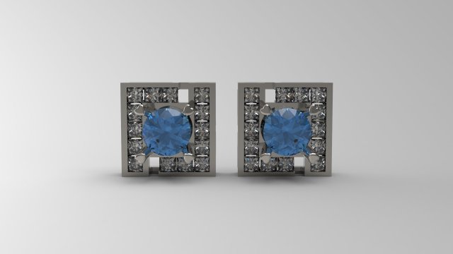 earring 40 3D Принт Модель .c4d .max .obj .3ds .fbx .stl .blend