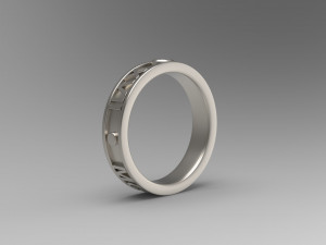 man band ring 27 3Dプリントモデル