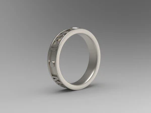 man band ring 27 3D Print Model