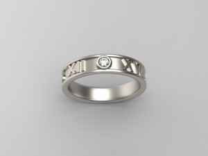 man band ring 27 3Dプリントモデル