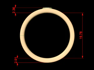 man band ring 27 3D Print Model