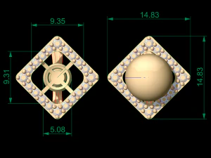 earring 42 3D Print Model