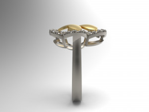 woman solitaire ring 109 3D Print Model