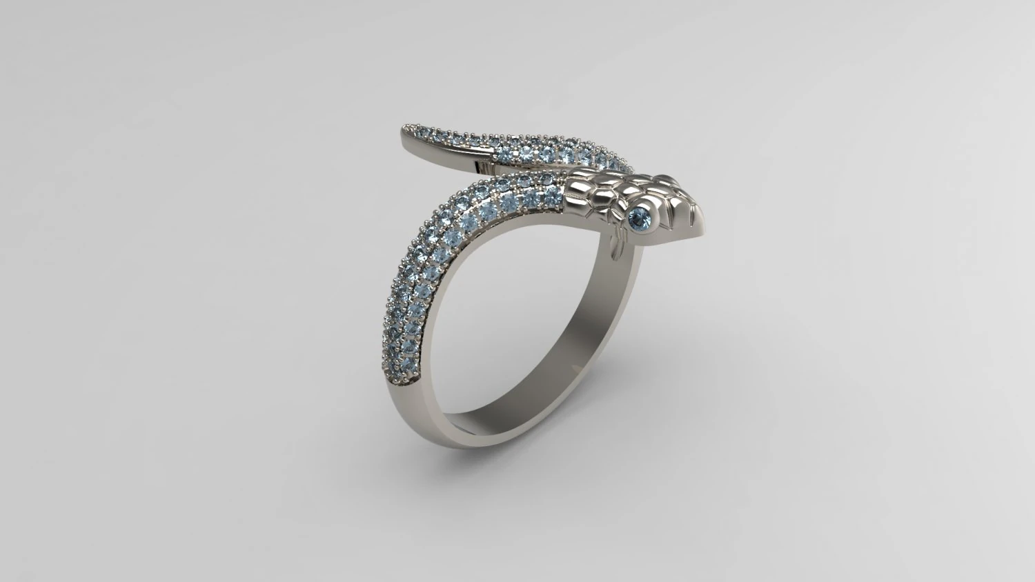 snake ring 3D Print Model .c4d .max .obj .3ds .fbx .stl .blend 