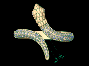 snake ring 3D Print Model