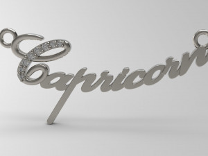 capricorn pendant 61 3D Print Model