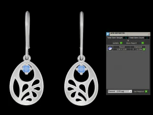 earring 47 3D Print Model
