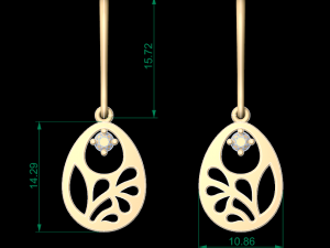 earring 47 3D Принт Модель