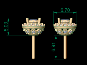 earring 49 Modello di stampa 3D