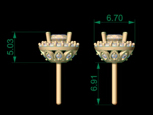 earring 49 3D Print Model