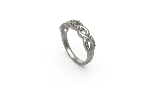 Download woman band ring 112 3D Model