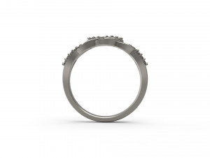 woman band ring 112 Model do druku 3D