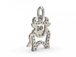 cow pendant 63 3D Print Model