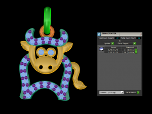 cow pendant 63 3D Druckmodell