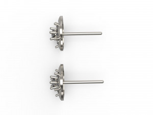 brinco flor 50 Modelo de Impressão 3D