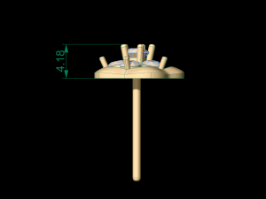 brinco flor 50 Modelo de Impressão 3D