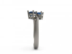 woman solitaire ring 114 3D Print Model