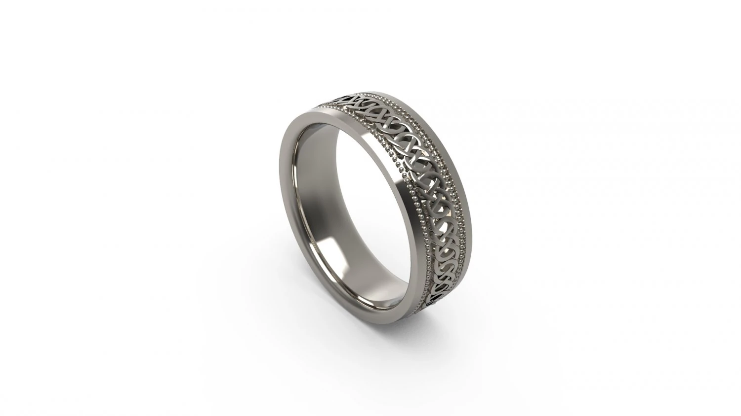 man celtic band ring 20 3D Print Model .c4d .max .obj .3ds .fbx .stl .blend 