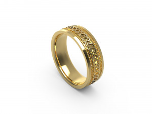 man celtic band ring 20 3D Принт Модель
