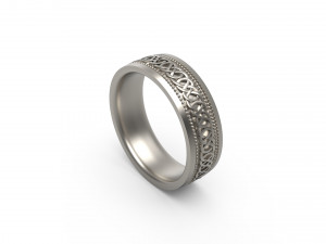 man celtic band ring 20 3D Принт Модель